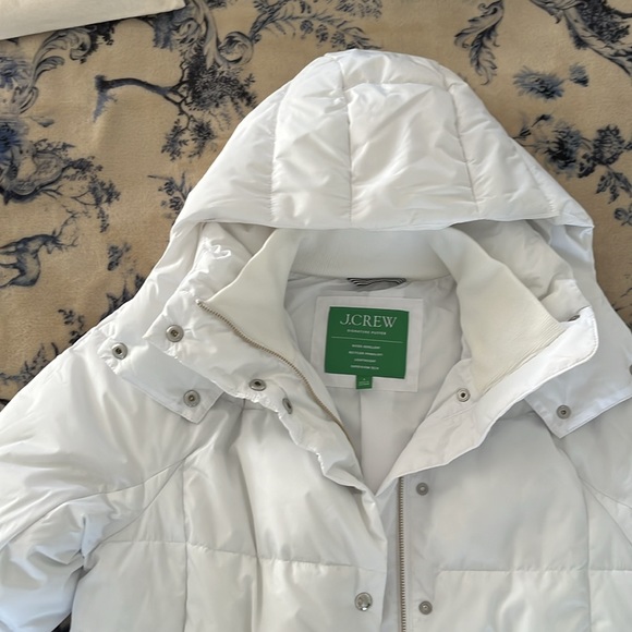 J. Crew Signature Puffer new without tags white size S - Picture 3 of 4